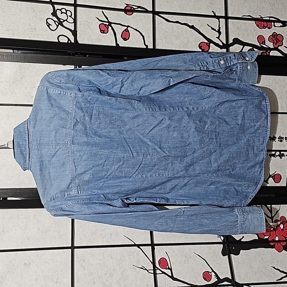 G-Star Raw Blue Button Shirt Size Small NWT - Picture 7 of 7